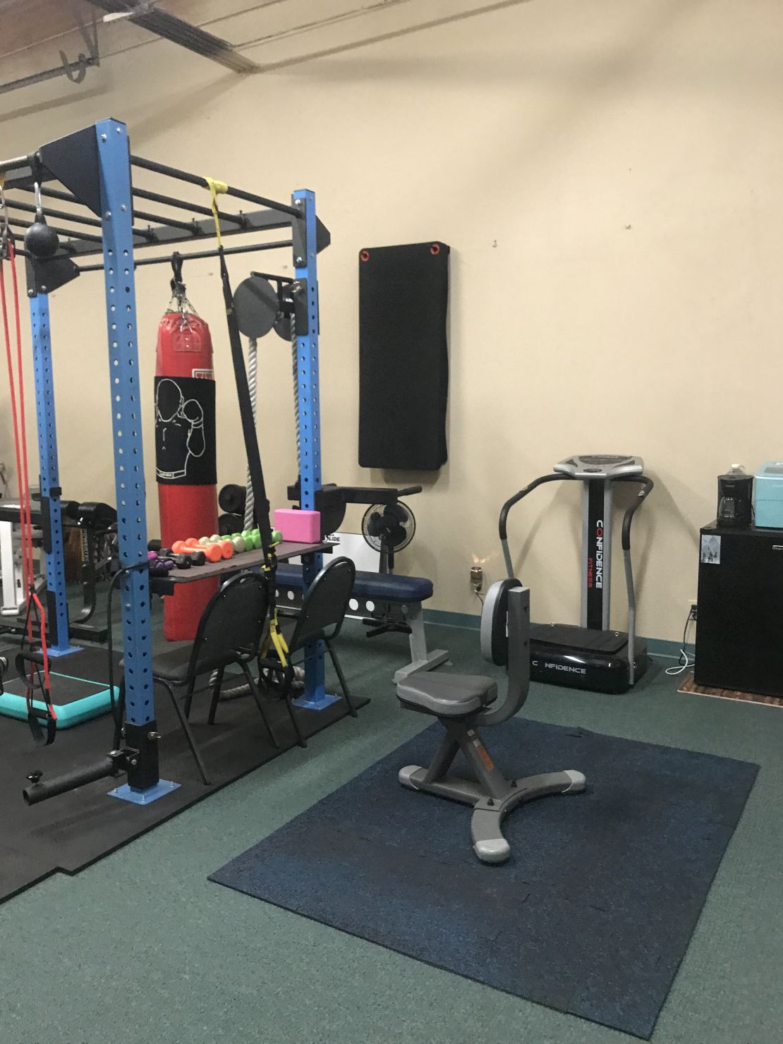 Vibration machine in Physio room